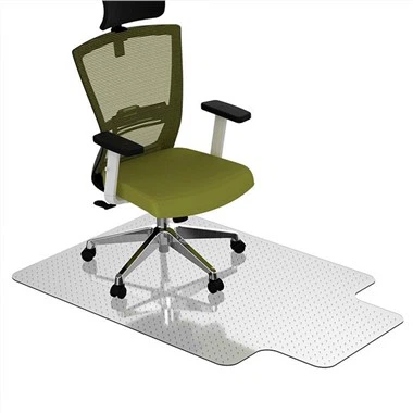 36" X 48" Polycarbonate biwo chèz Mat ak lèv pou tapi